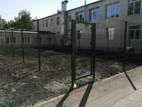 3D заборы для школы 15 метров фото в Рязановском